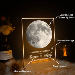 Personalized Moon Phase Light (3MV02)