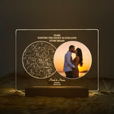 Personalized Star Map and Photo Light (STAR01W)