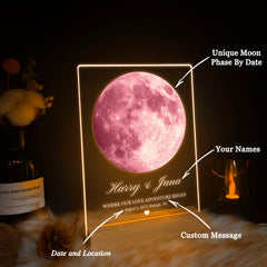 Personalized Moon Phase Light (3MV04)