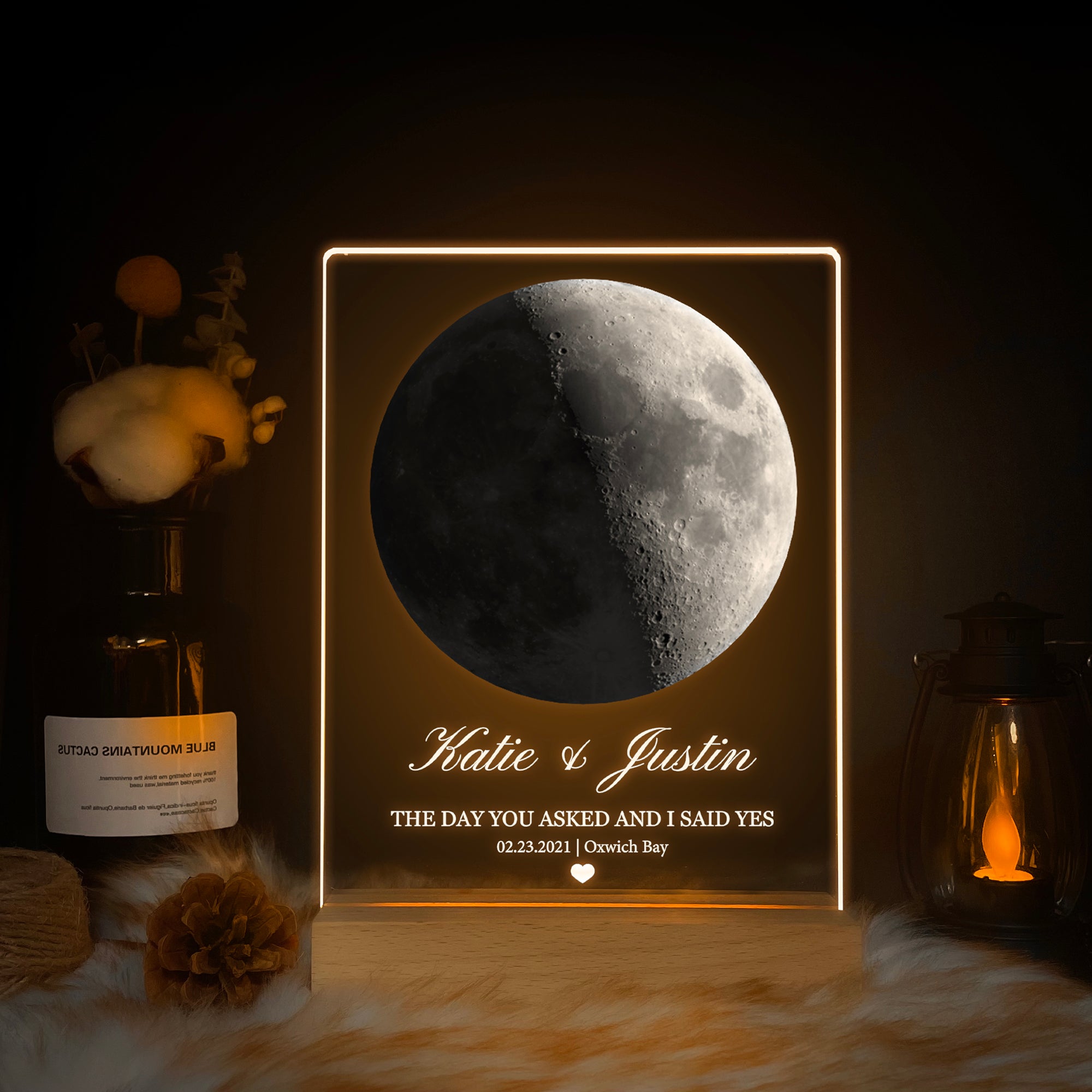 Personalized Moon Phase Light (3MV03)