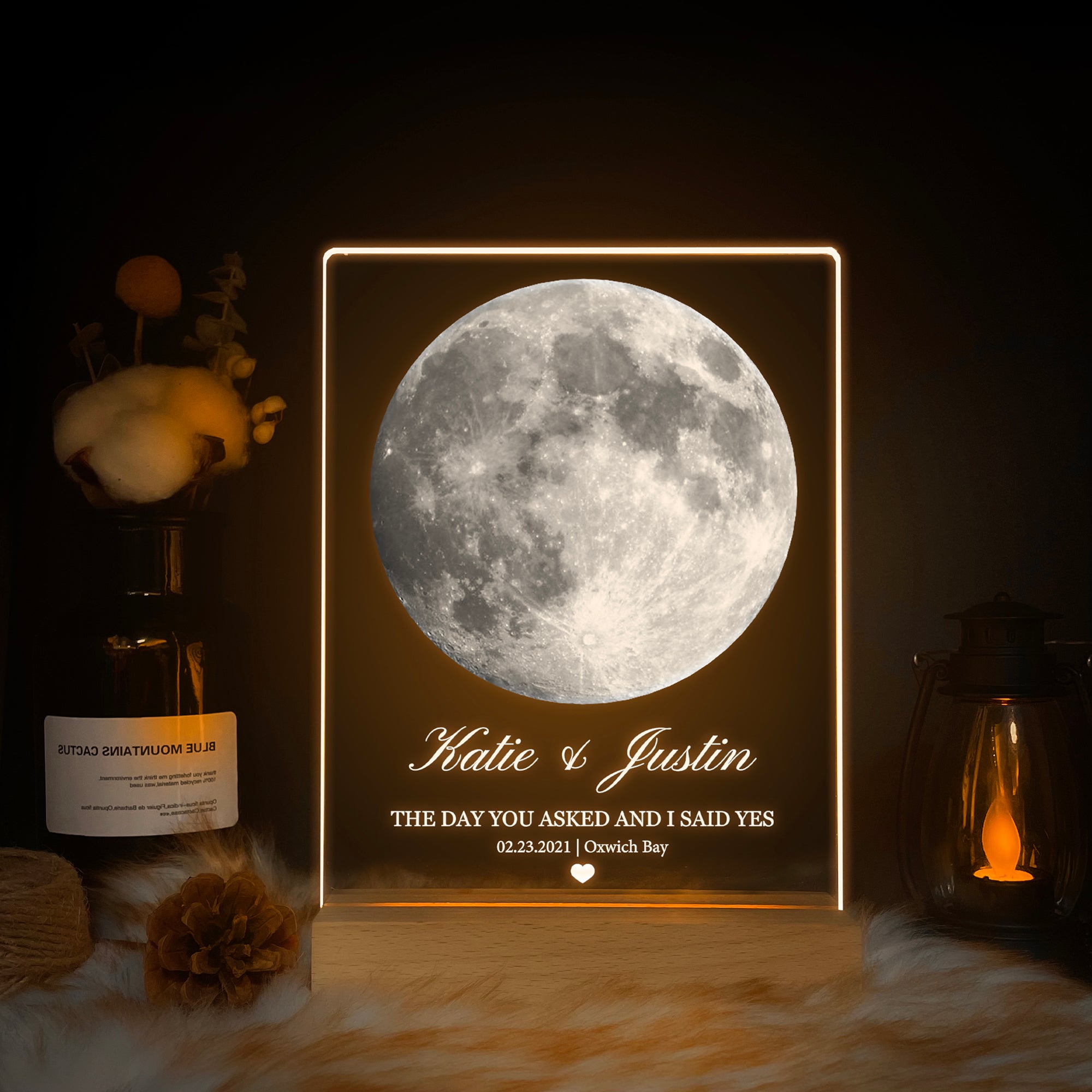 Personalized Moon Phase Light (3MV03)