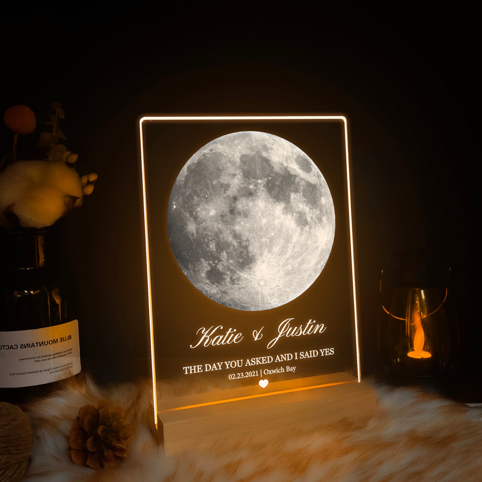 Personalized Moon Phase Light (3MV03)