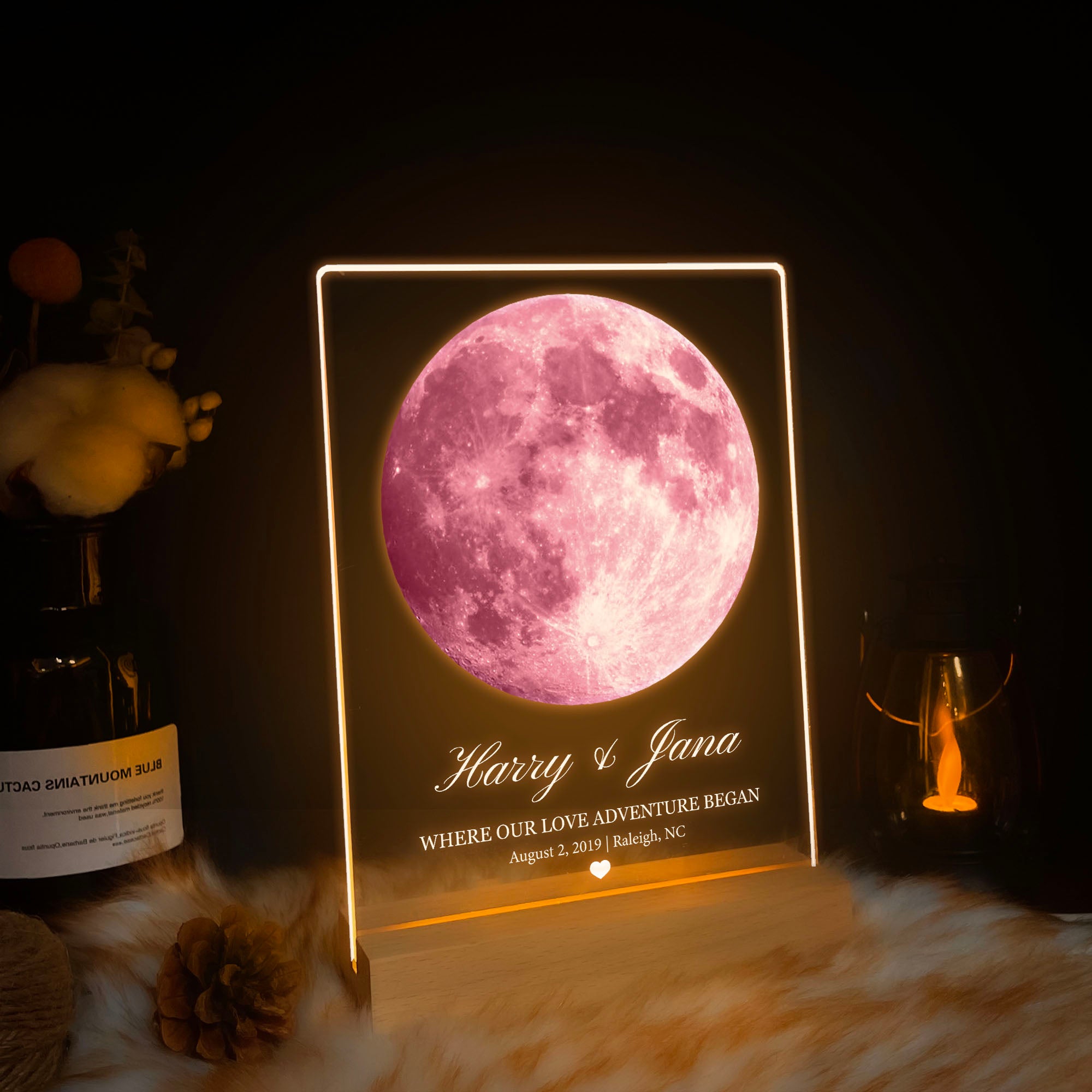 Personalized Moon Phase Light (3MV04)