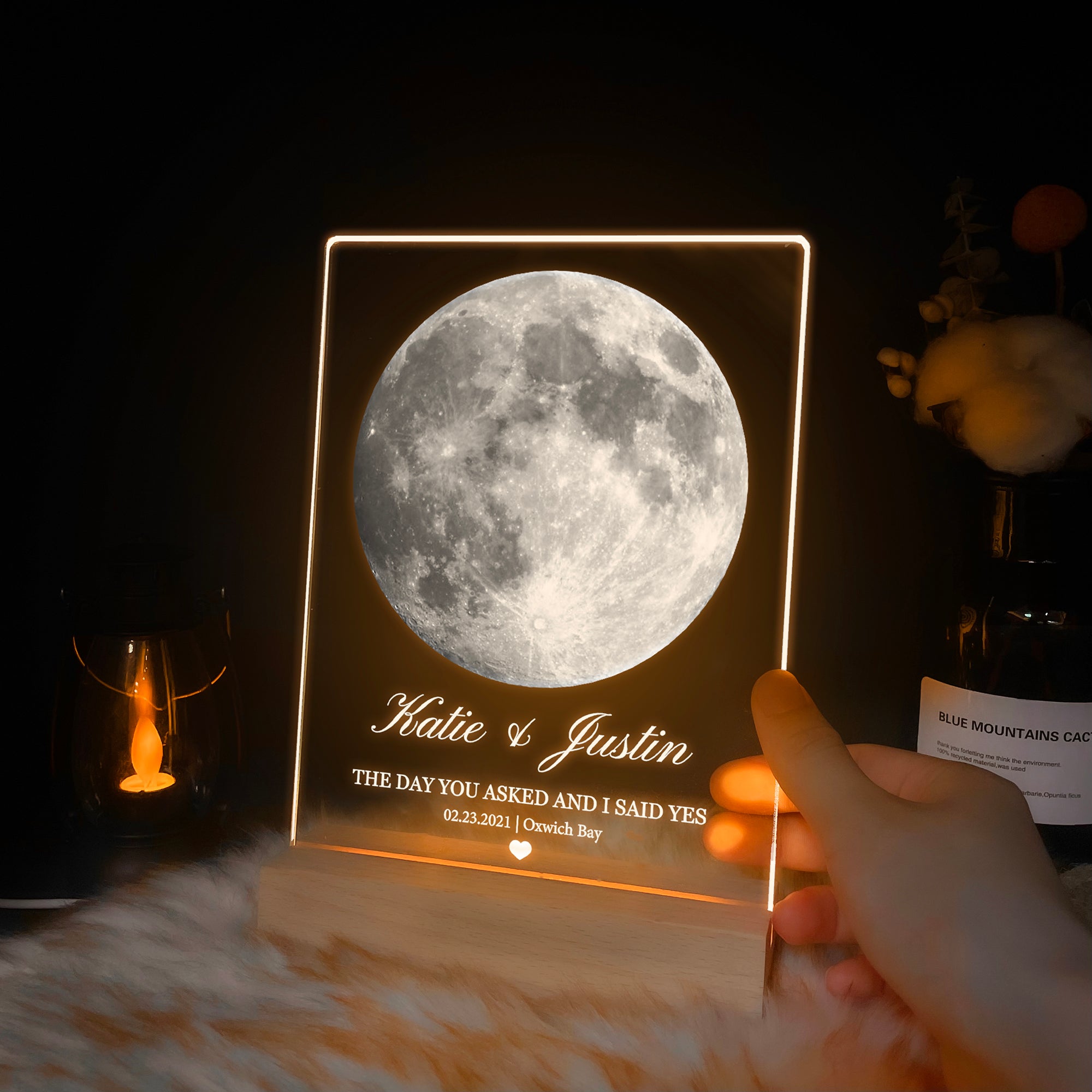 Personalized Moon Phase Light (3MV03)