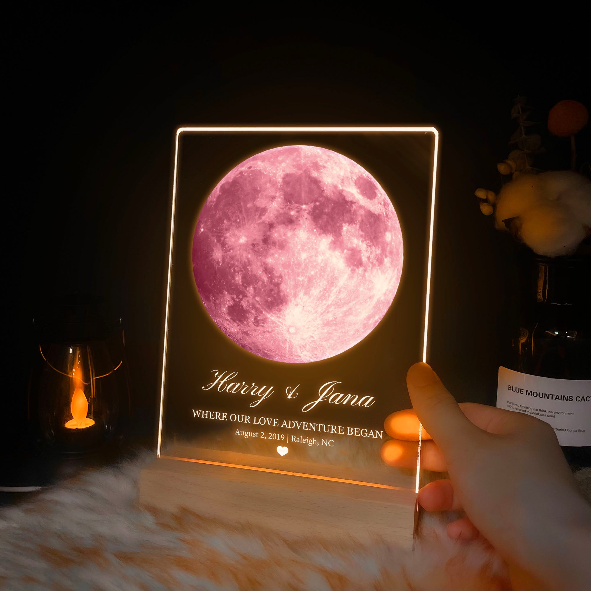 Personalized Moon Phase Light (3MV04)