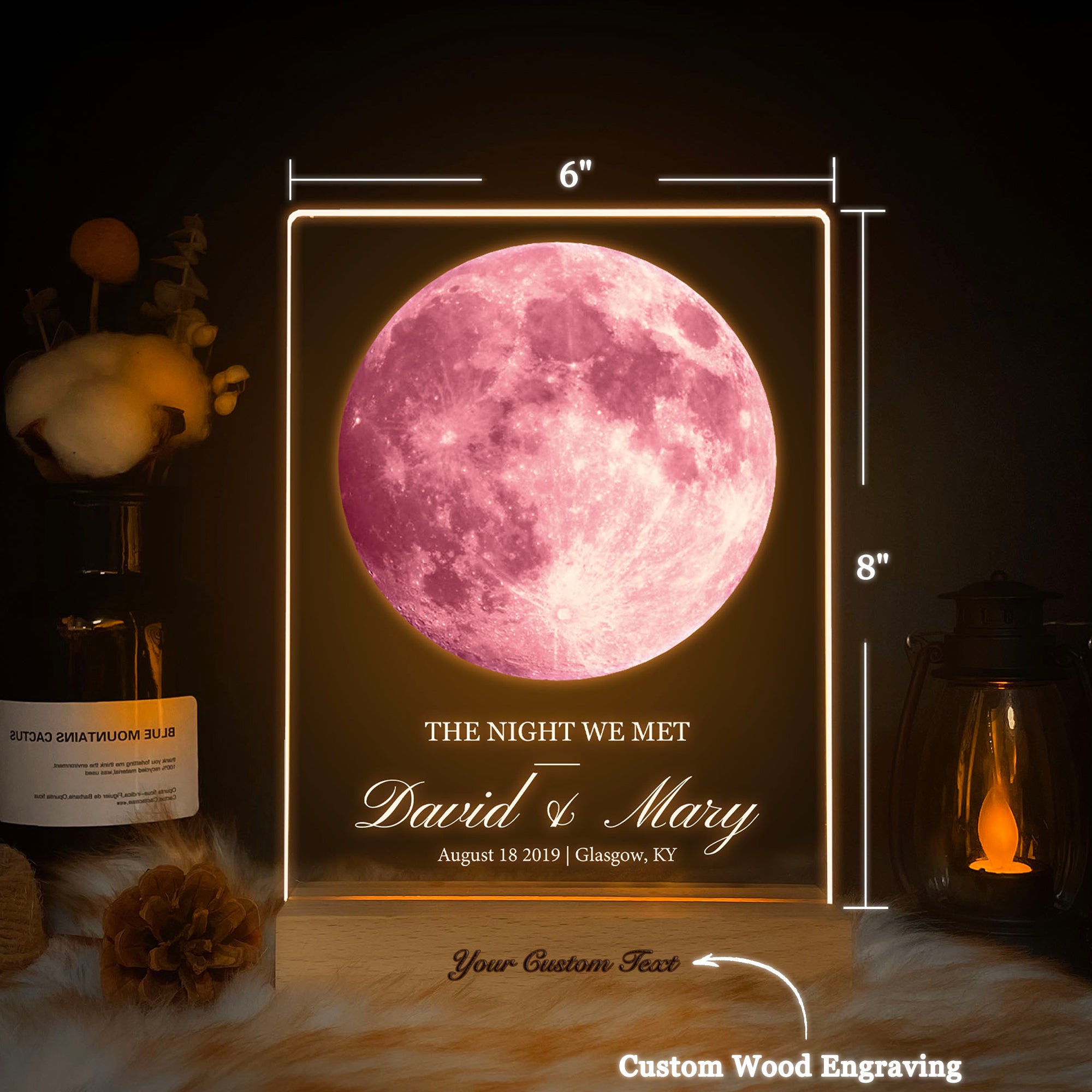 Personalized Moon Phase Light (3MV05)