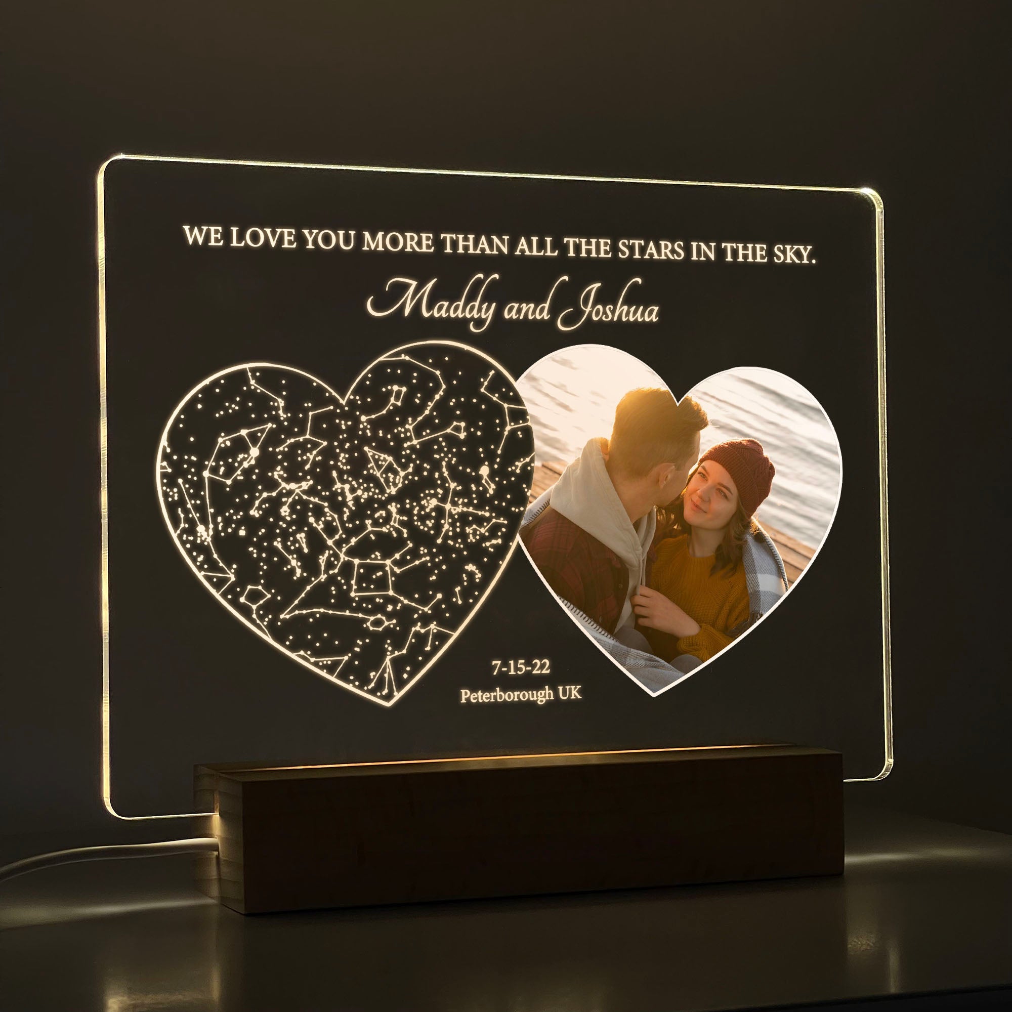 Personalized Star Map and Photo Light (STAR01L)