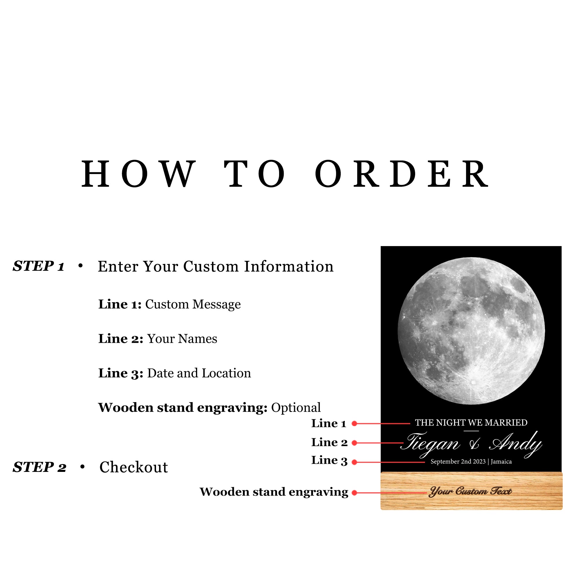 Personalized Moon Phase Light (3MV02)