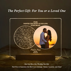 Personalized Star Map and Photo Light (STAR01W)