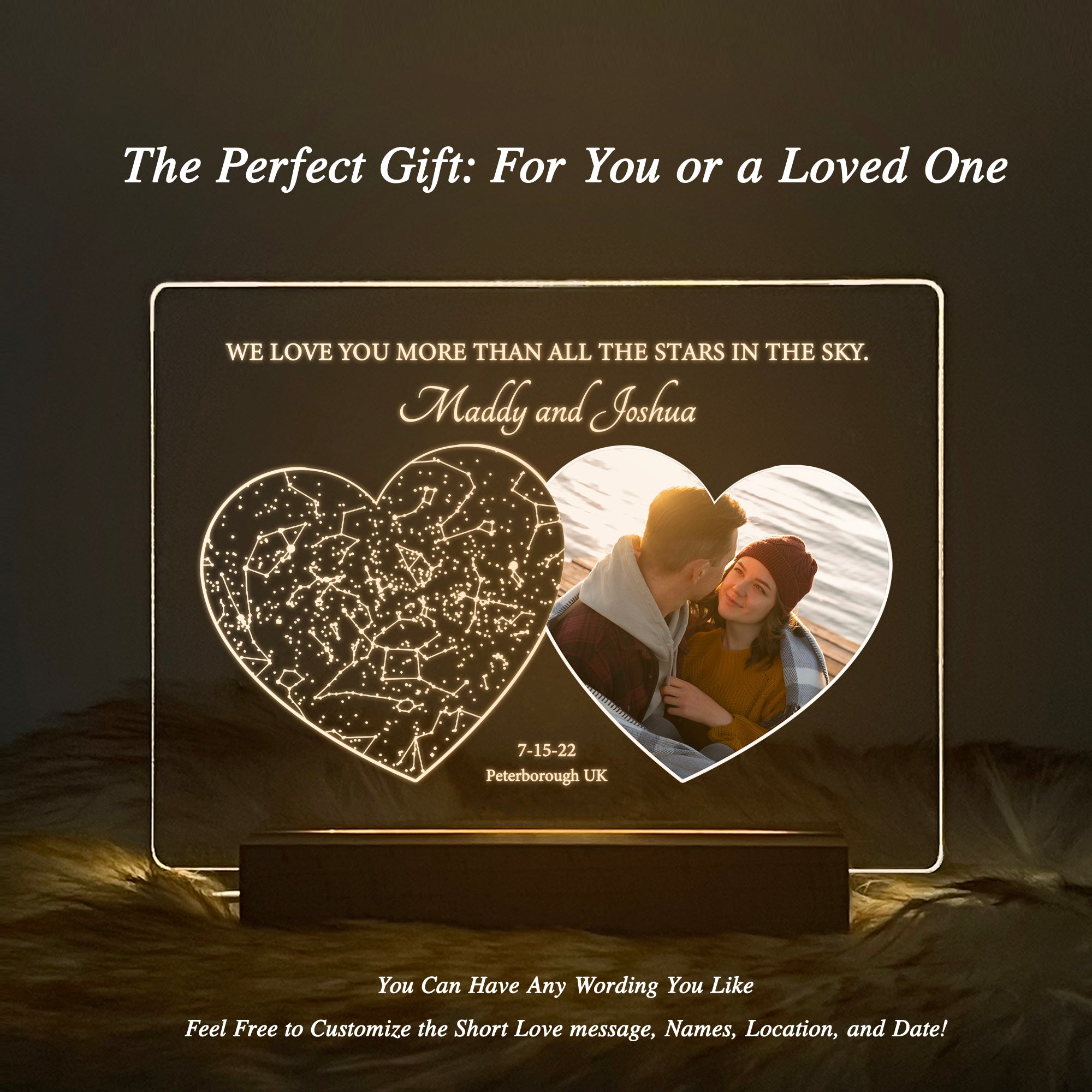 Personalized Star Map and Photo Light (STAR01L)