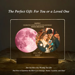 Personalized Moon Phase and Photo Light (3MV06)