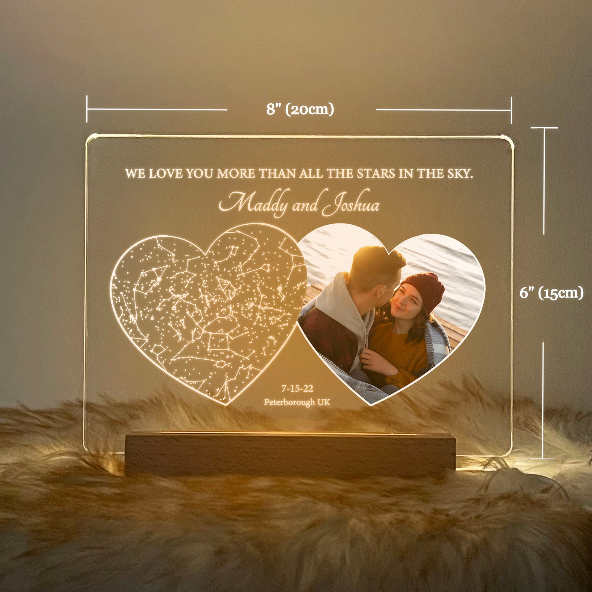 Personalized Star Map and Photo Light (STAR01L)