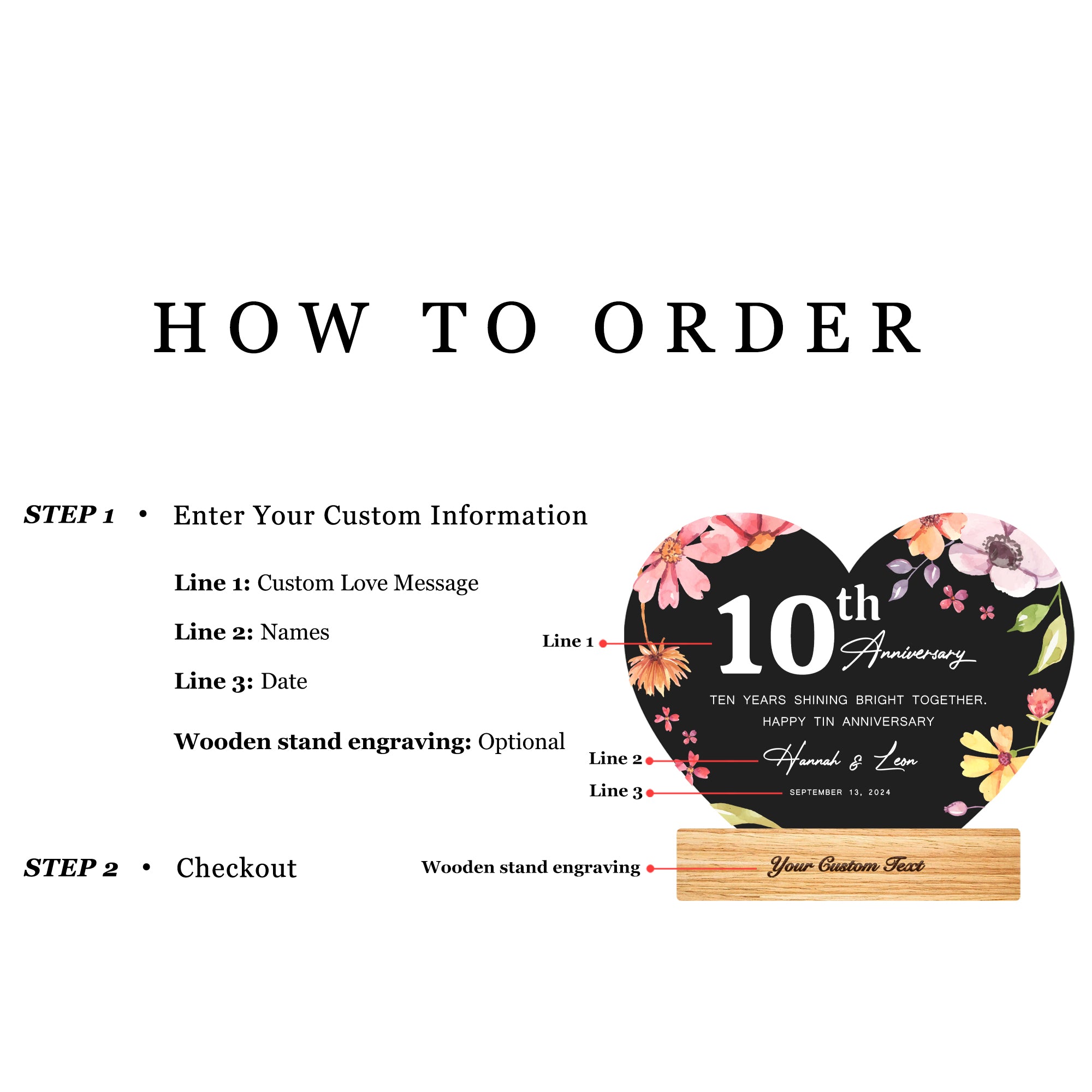 Anniversary Gifts for Every Milestone (HEART022)