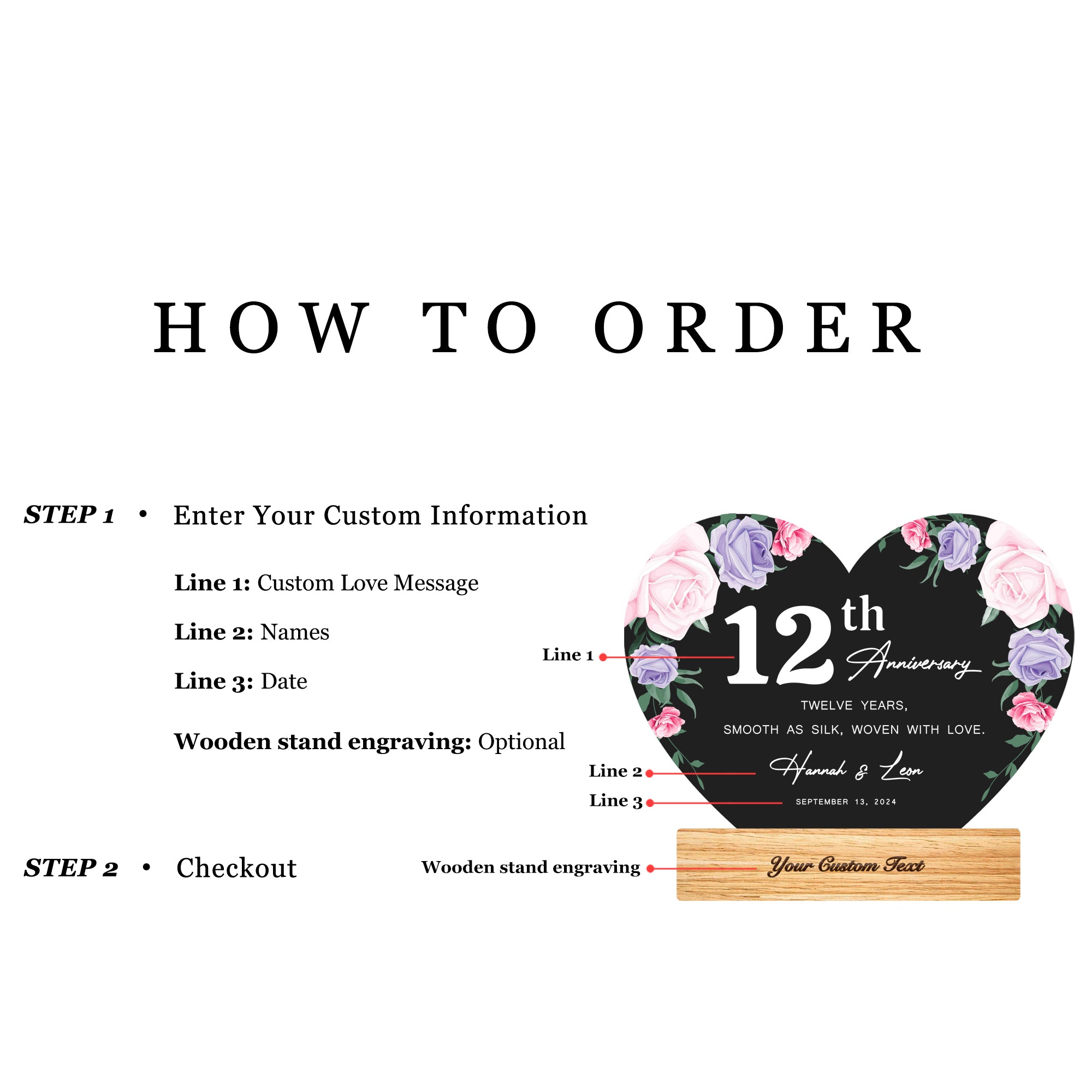 Anniversary Gifts for Every Milestone (HEART024)