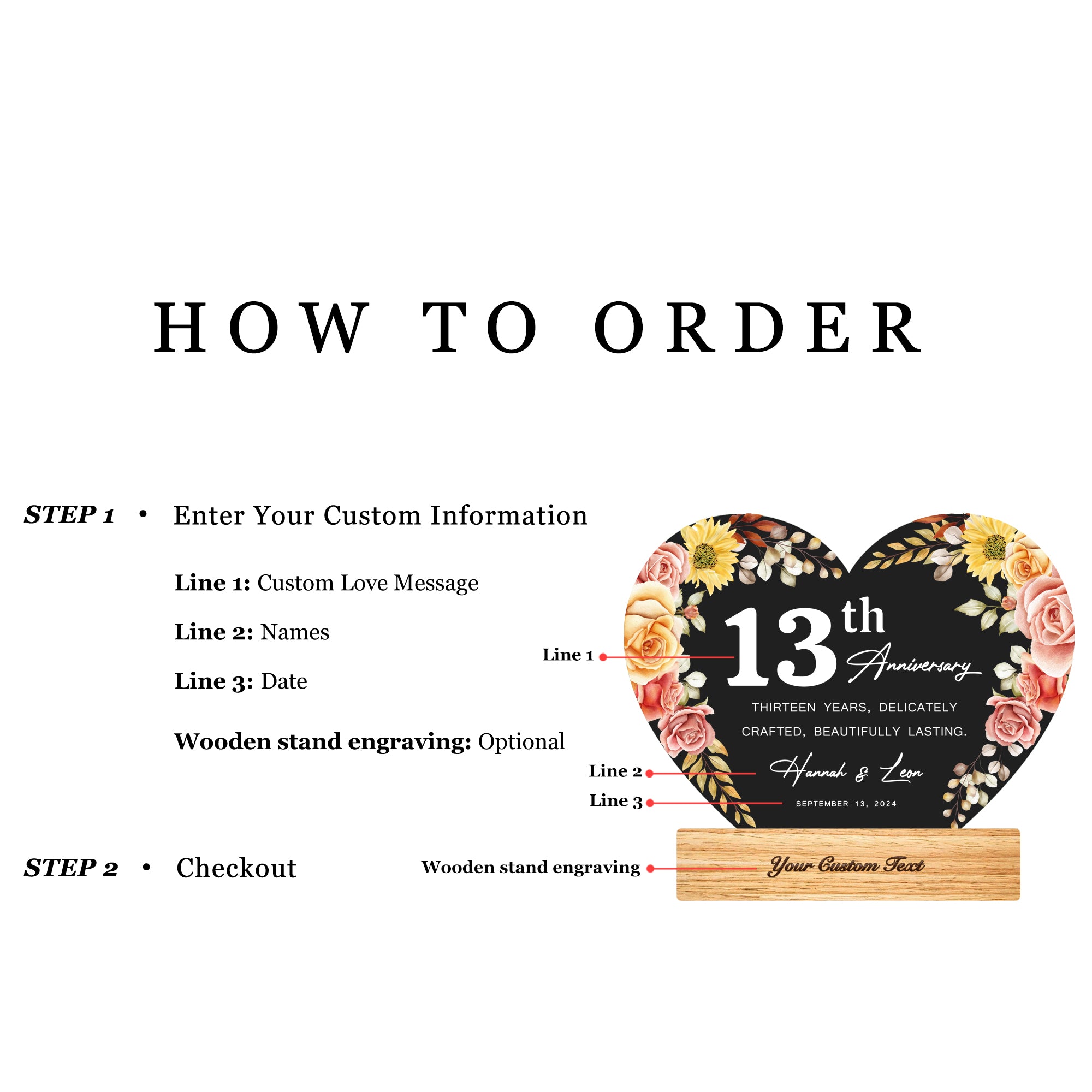 Anniversary Gifts for Every Milestone (HEART025)