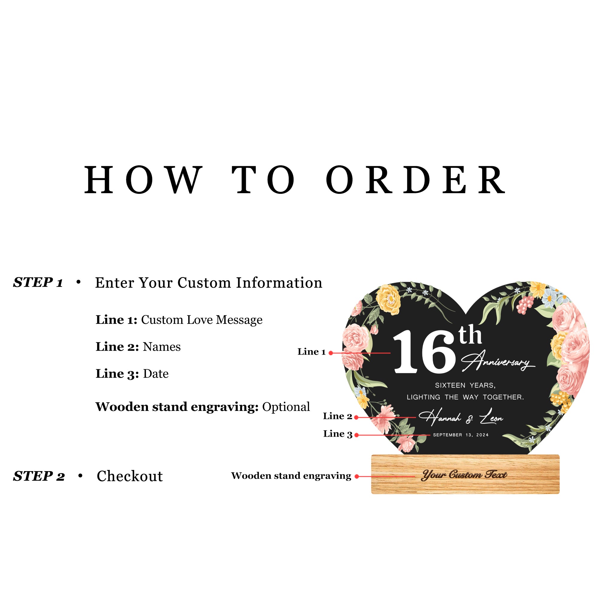 Anniversary Gifts for Every Milestone (HEART028)