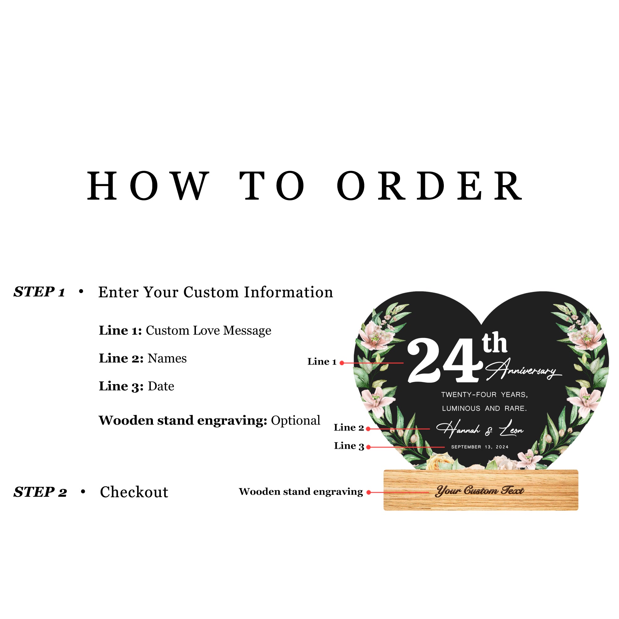 Anniversary Gifts for Every Milestone (HEART036)