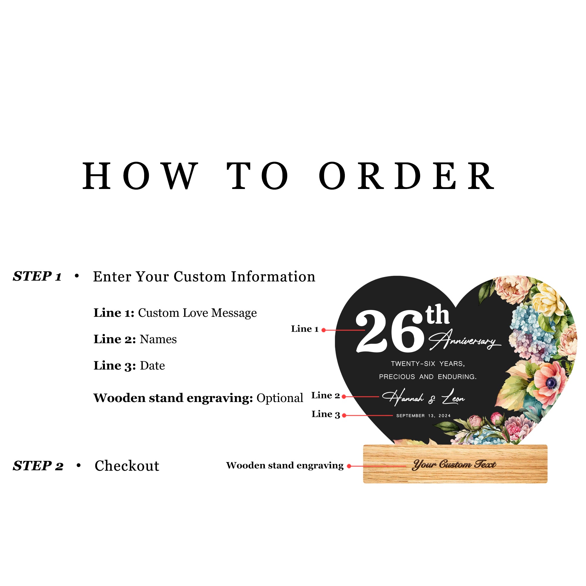 Anniversary Gifts for Every Milestone (HEART038)