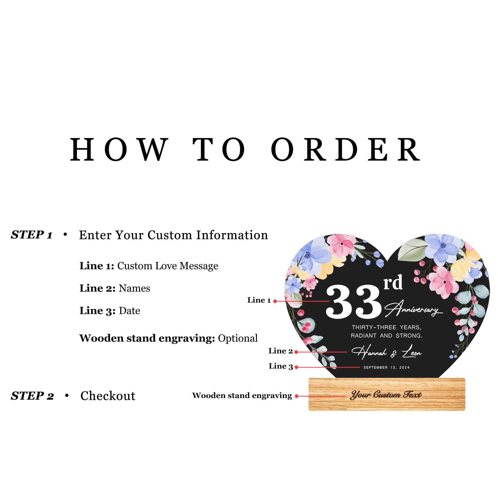 Anniversary Gifts for Every Milestone (HEART045)