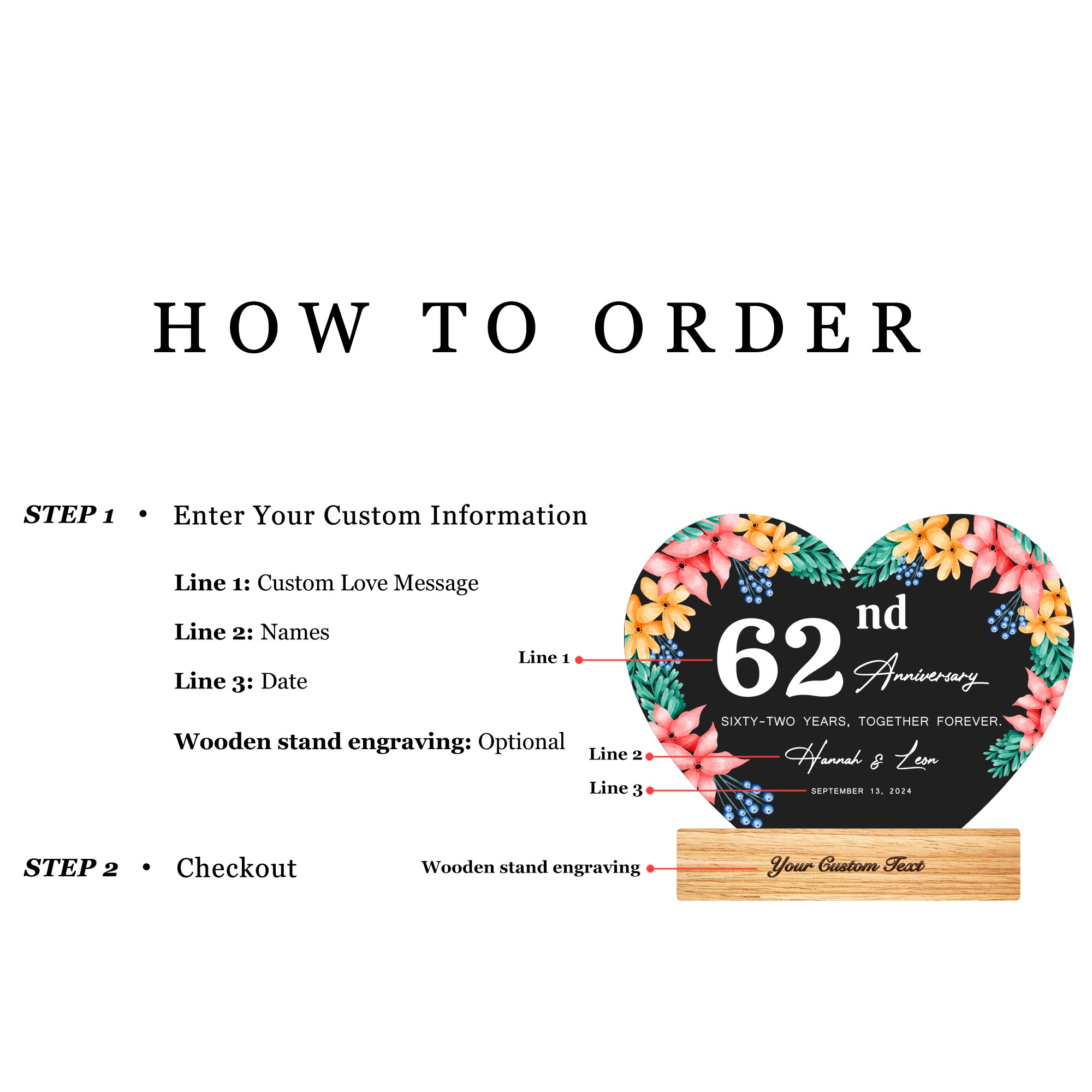 Anniversary Gifts for Every Milestone (HEART074)